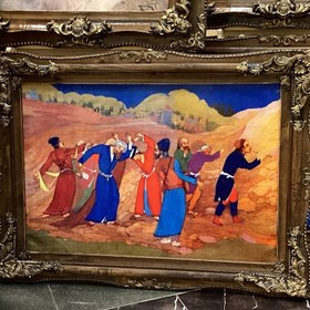 تصویر 3 از تابلو فرش هنری مناسب هدیه برای خاص پسند ها